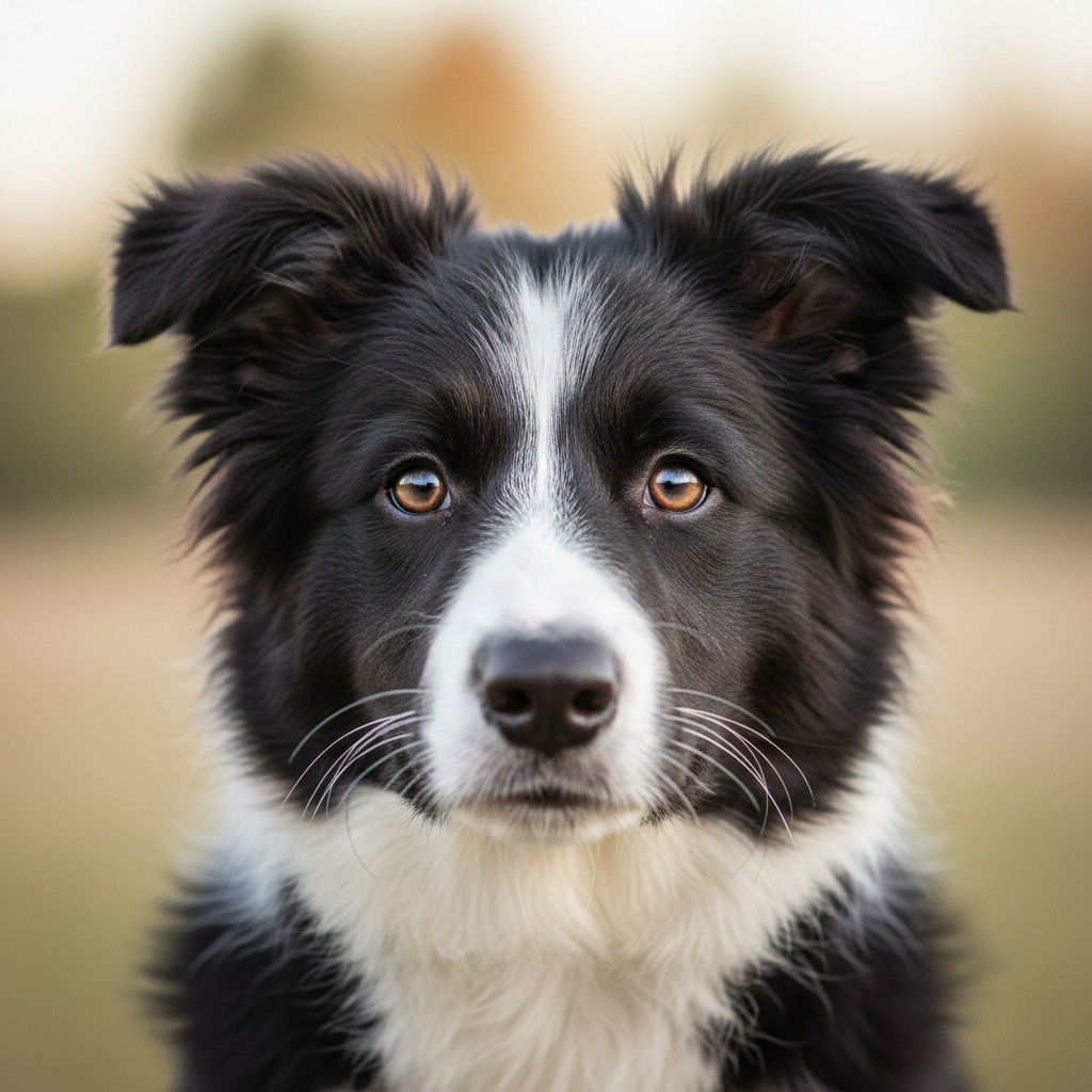 Border Collie Puppy - Portrait
