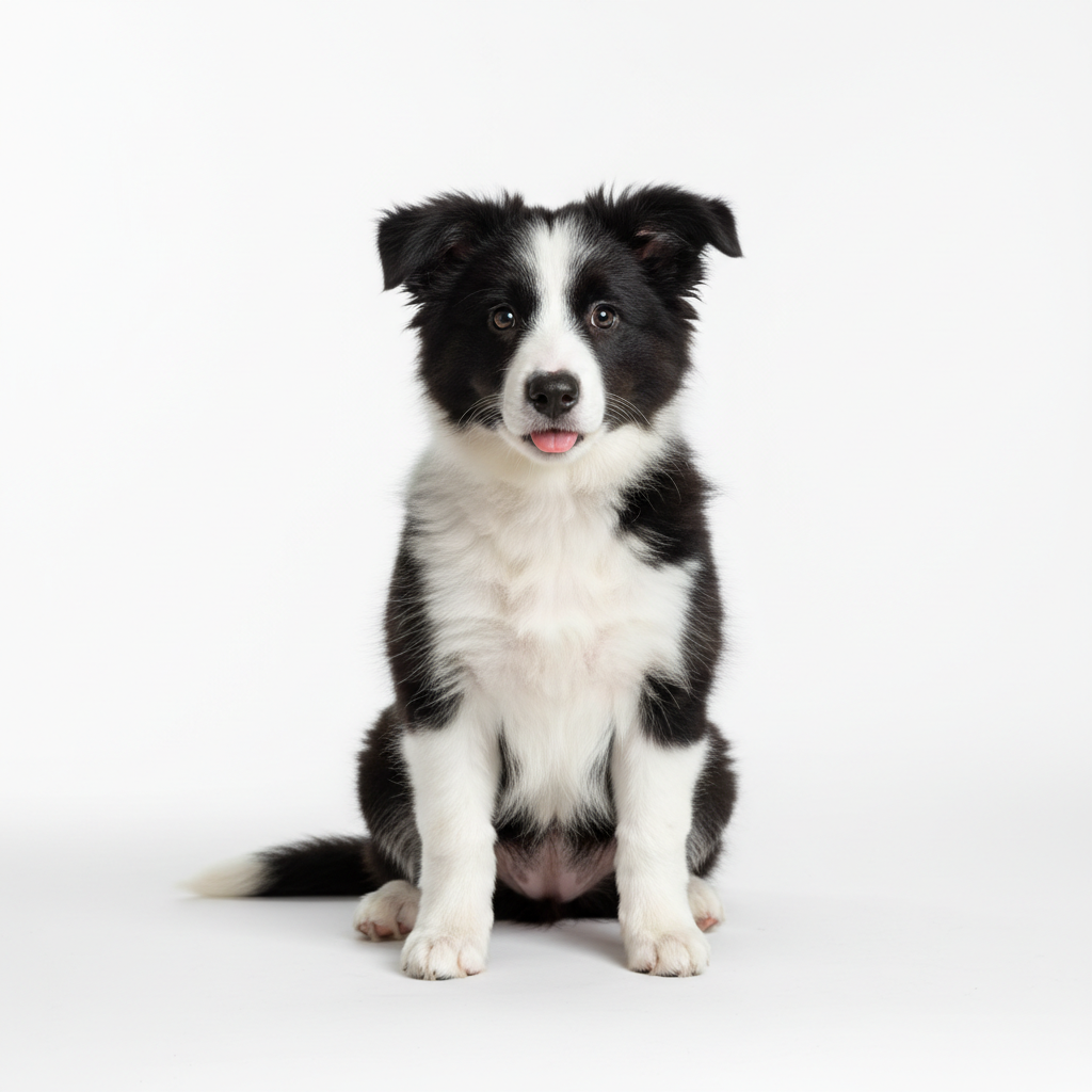 Border Collie Puppy - Studio