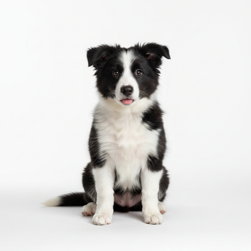 Border Collie Puppy - Studio