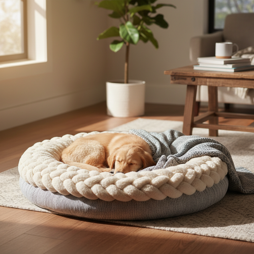 Cozy Pet Bed - Lifestyle