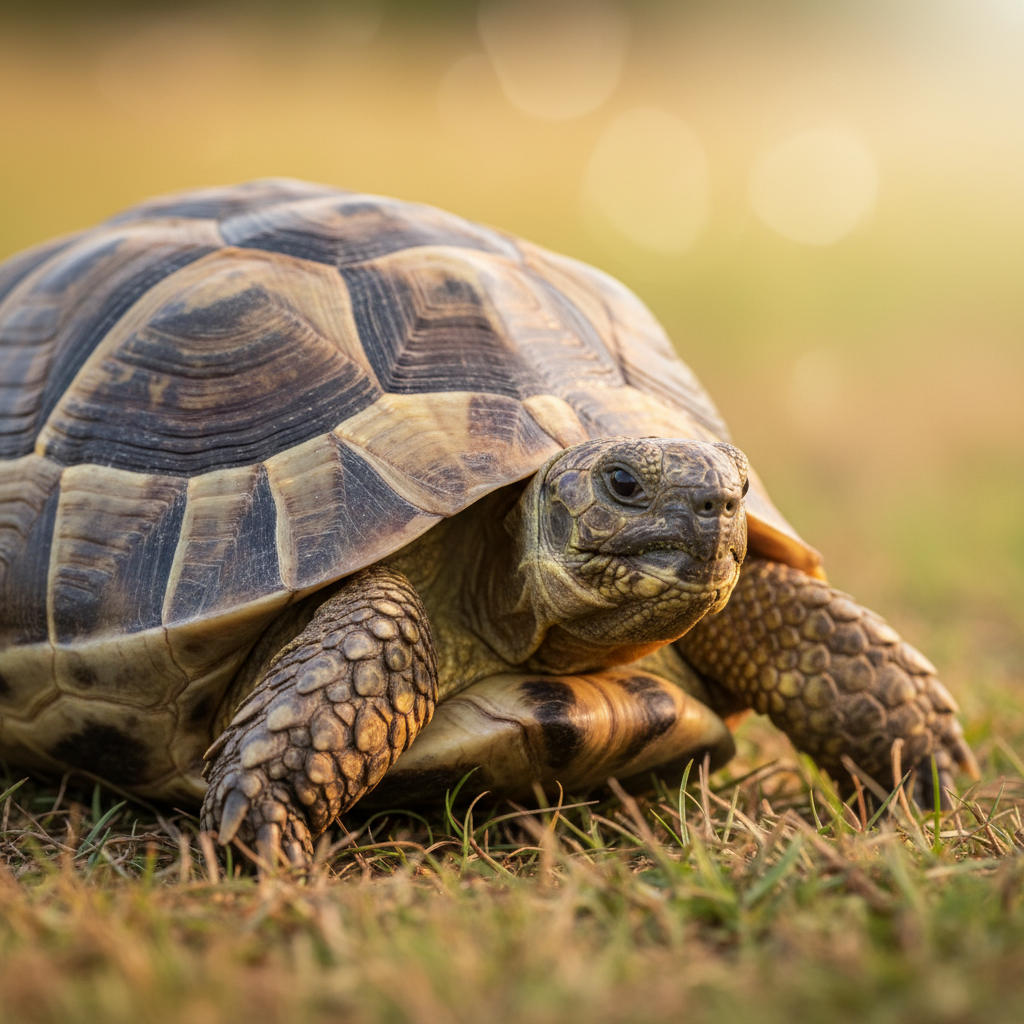 Hermann's Tortoise - Portrait