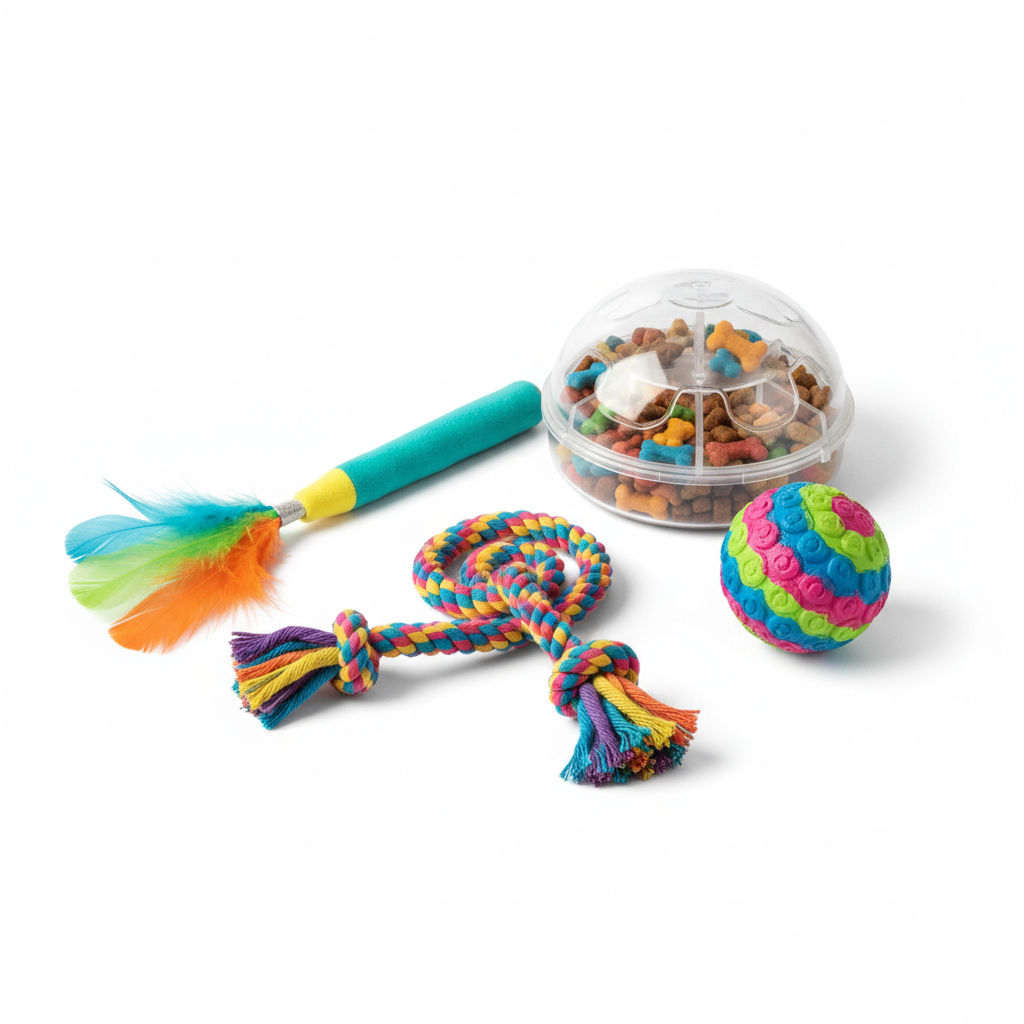 Interactive Pet Toy Bundle