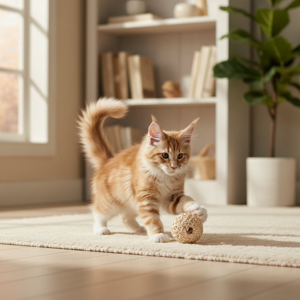 Maine Coon Kitten - Lifestyle