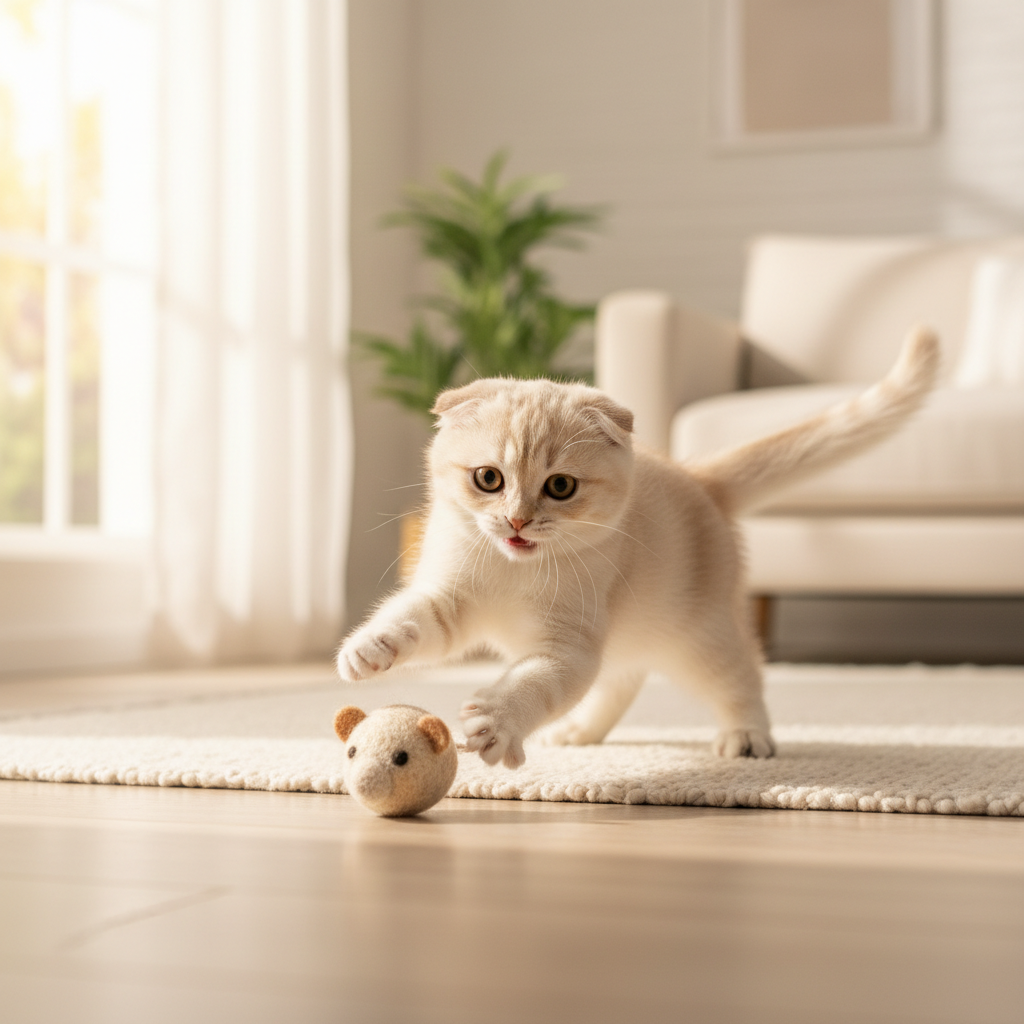 Scottish Fold Kitten - Lifestyle