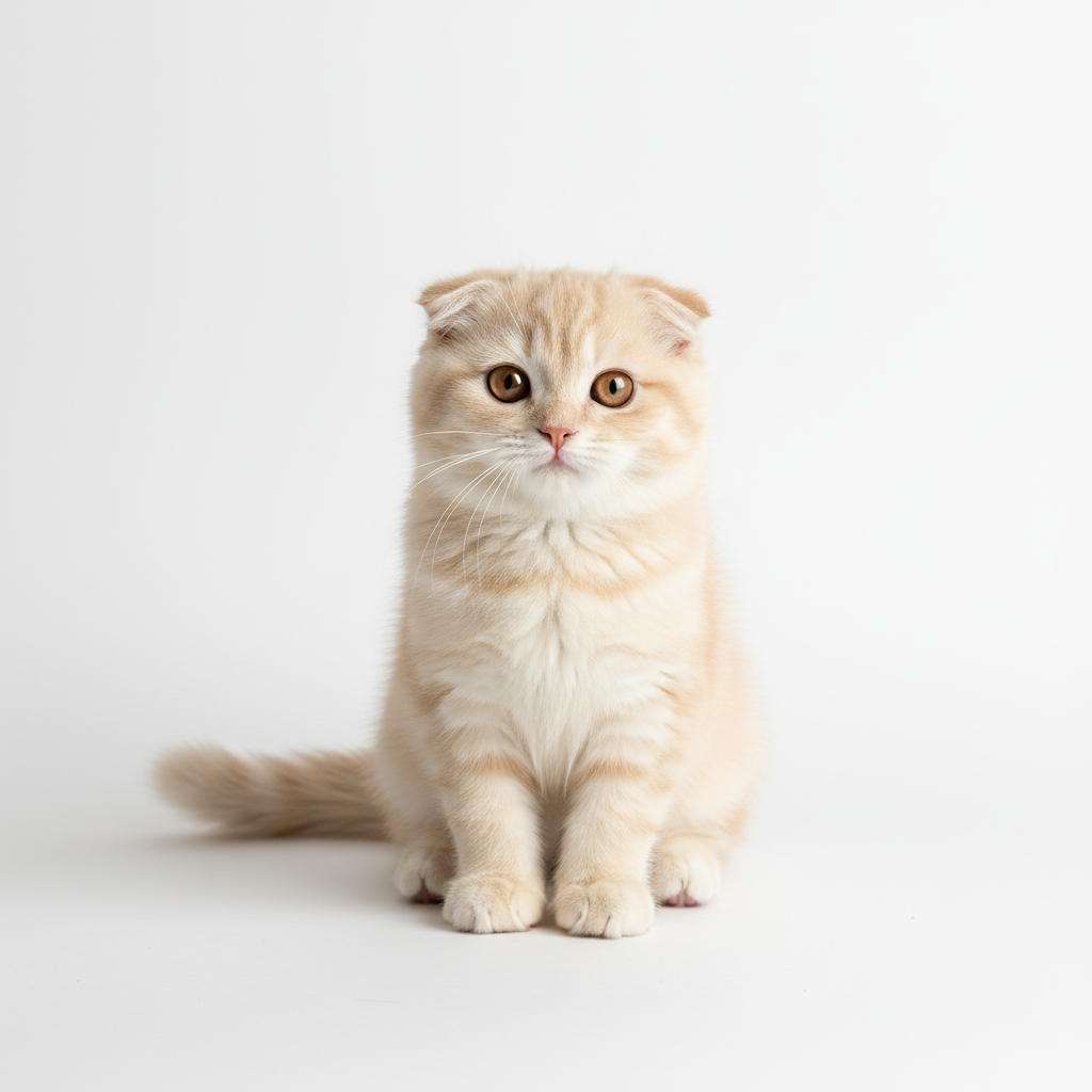 Scottish Fold Kitten - Studio