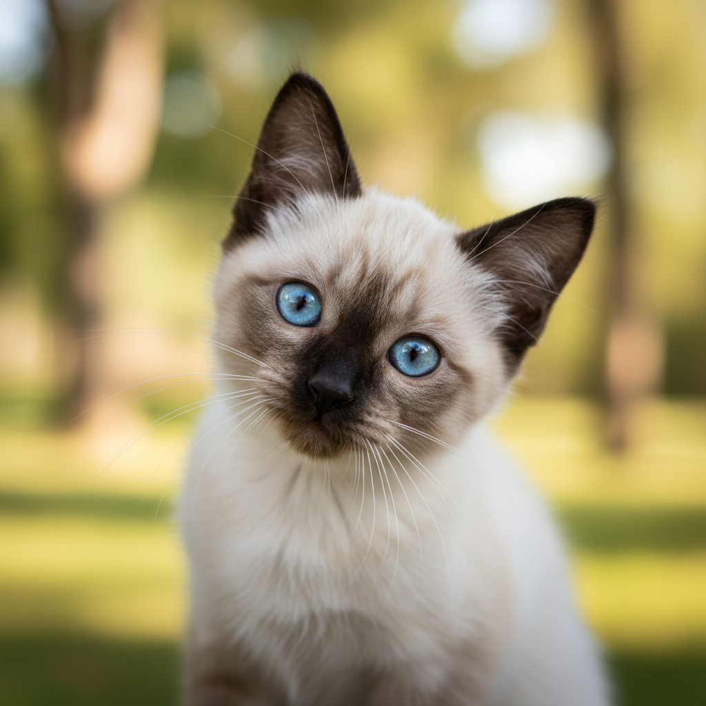Siamese Kitten - Portrait